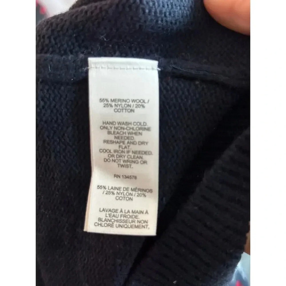 Vineyard Vines Nautical Red Fair Isle Wool-Blend Sweater Size XL - Picture 6 of 8